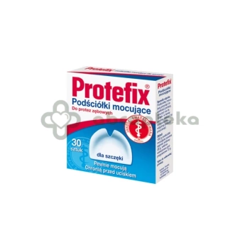 Protefix podściółki mocujące dla szczęki, 30 sztuk
