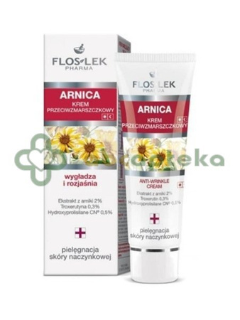 Flos-Lek Arnica, przeciwzmarszczkowy krem arnikowy, 50 ml