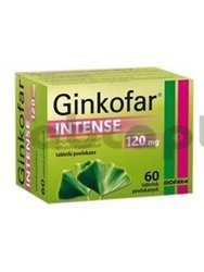 Ginkofar Intense, 120 mg, 60 tabletek
