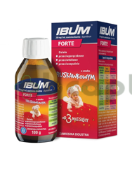 Ibum Forte, 200 g/5ml, zawiesina doustna, smak truskawkowy, 100 g
