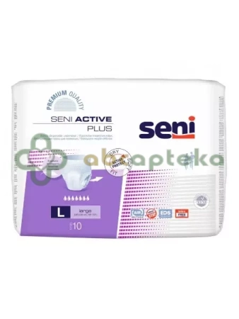 Seni Active Plus, majtki chłonne, rozmiar L, 10 sztuk