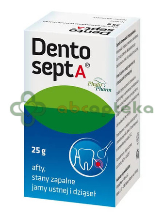 Dentosept A, płyn z atomizerem, 25 g