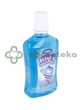 Active Kids Quick, płyn do płukania jamy ustnej, fluor, 500 ml