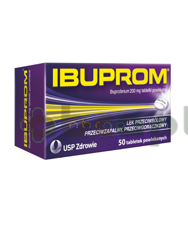 Ibuprom 200 mg, 50 tabletek