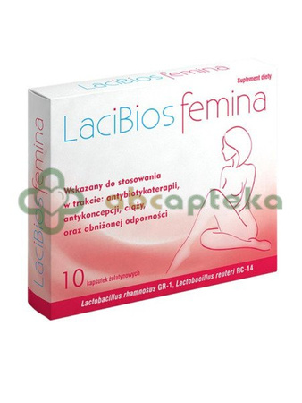 LaciBios Femina, 10 kapsułek