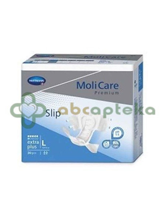 MoliCare Premium Slip Extra Plus pieluchomajtki rozmiar L 30 sztuk