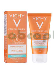 VICHY capital soleil krem aksamitny SPF50+ 50 ml + VICHY CAPITAL SOLEIL 50+ Fluid UV AGE 15ml