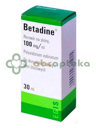 Betadine, roztwór na skórę, 100 mg/ml, 30 ml