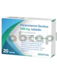 Paracetamol 500 mg /Zentiva,         20 tabletek