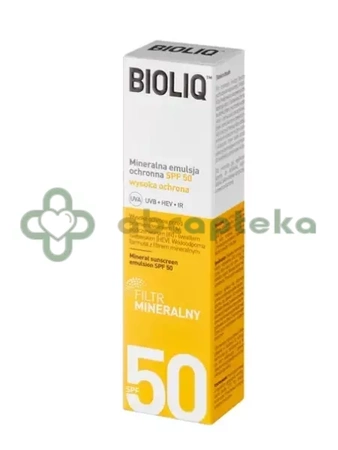 Bioliq SPF, mineralna emulsja ochronna SPF 50, 30 ml 