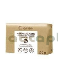 Barwa Hipoalergiczne, tradycyjne polskie szare mydło, 100 g