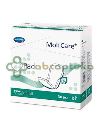 MoliCare Pad Midi 3 krople, wkłady anatomiczne 30 sztuk