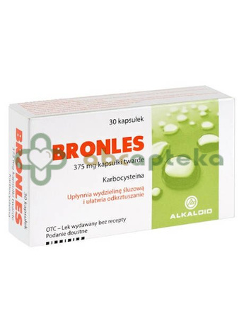 Bronles 375 mg 30 kaps kaps.twarde 0,375 g 30 kaps.