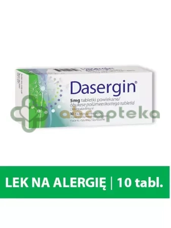 Dasergin 5 mg,10 tabletek powlekanych