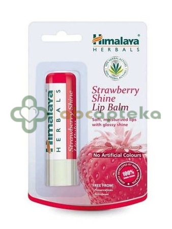 HIMALAYA Balsam do ust sztyft, truskawka, 4,5 g
