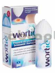 Wortie, preparat do usuwania brodawek i kurzajek, aerozol, 50 ml