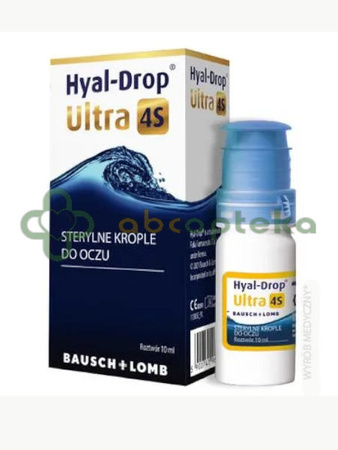 Hyal Drop Ultra 4S, sterylne krople do oczu, 10 ml