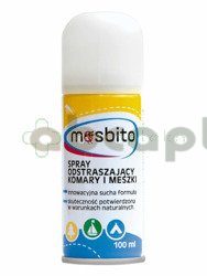 Mosbito, spray odstraszający komary i meszki, 100 ml