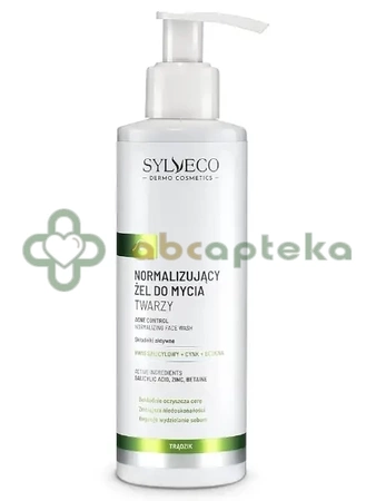 Sylveco Dermo, Trądzik, Normalizujący żel do mycia twarzy,  200 ml