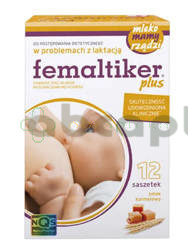Femaltiker plus, smak karmelowy, 12 saszetek
