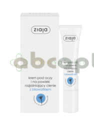Ziaja, krem pod oczy i na powieki rozjaśniający cienie z bławatkiem, 15 ml