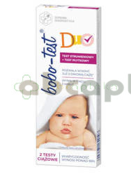 Bobo test DUO, test strumieniowy + test płytkowy, 1 opakowanie