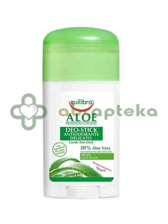 Equilibra, dezodorant aloesowy w sztyfcie, 50 ml