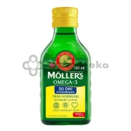 Tran Mollers Norweski, aromat cytrynowy, 150 ml