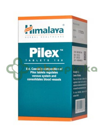 HIMALAYA Pilex, 100 tabletek