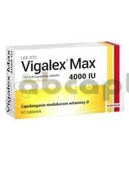 Vigalex Max 4 000 I.U., 60 tabletek