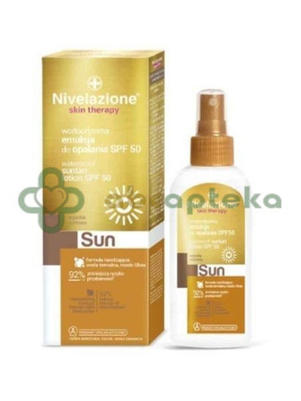 Nivelazione Skin Therapy, wodoodporna emulsja do opalania, SPF50, 150 ml