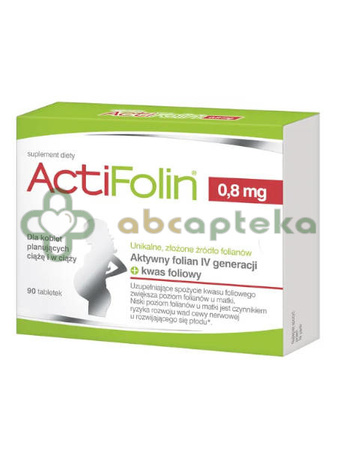 ActiFolin 0.8 mg 90 tabletek