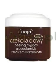Ziaja Masło Kakaowe, peeling myjący gruboziarnisty z masłem kakaowym, 200 ml