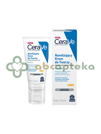 CeraVe Nawilżający krem do twarzy SPF25,  52 ml