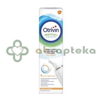 Otrivin Oddychaj Czysto dla dzieci, aerozol do nosa, 100 ml, 