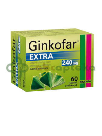 Ginkofar Extra, 240 mg, 60 tabletek