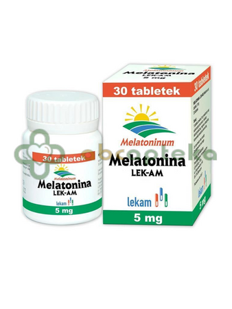 Melatonina LEK-AM, 5 mg, 30 tabletek