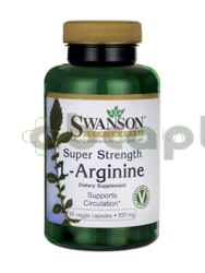 Swanson L-Arginina forte 850 mg, 90 kapsułek