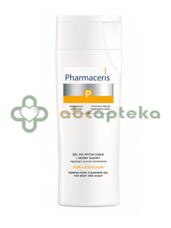 Pharmaceris P Puri-Ichtilium, żel do mycia ciała i skóry głowy, 250 ml