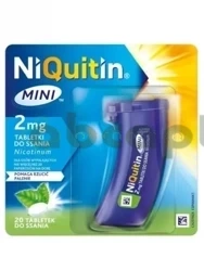 NiQuitin Mini 2 mg, 20 tabletek do ssania | DATA WAŻNOŚCI 31.10.2025@150660