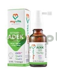 MYVITA Witamina ADEK Forte, krople, 30 ml