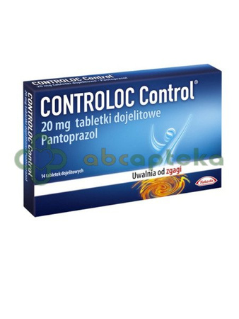 Controloc Control, 20 mg, 14 tabletek dojelitowych