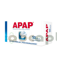 Apap, 500 mg, 50 tabletek
