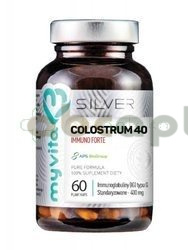 MYVITA Silver Colostrum 40 Immuno Forte, 60 kapsułek