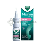 Nasivin Vicks Baby, 0,01%, (0,1 mg/ml), krople do nosa, 5 ml