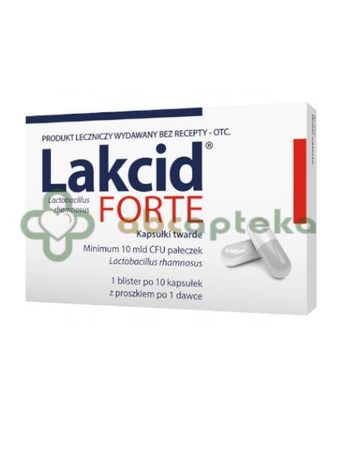 Lakcid Forte, 10 kapsułek | DATA WAŻNOŚCI 28.02.2027