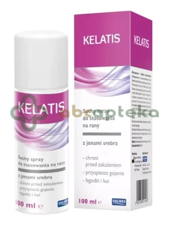 Kelatis, suchy spray do stosowania na rany, 100 ml