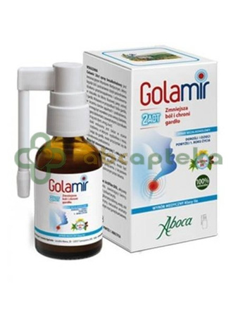 Golamir 2Act bezalkoholowy spray do gardła 30 ml