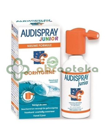 Audispray Junior roztwór wody morskiej do higieny uszu 25 ml