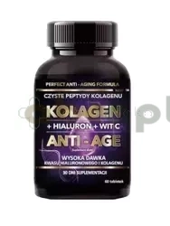 Intenson, Kolagen ANTI-AGE + hialuron + witamina C, 90 tabletek